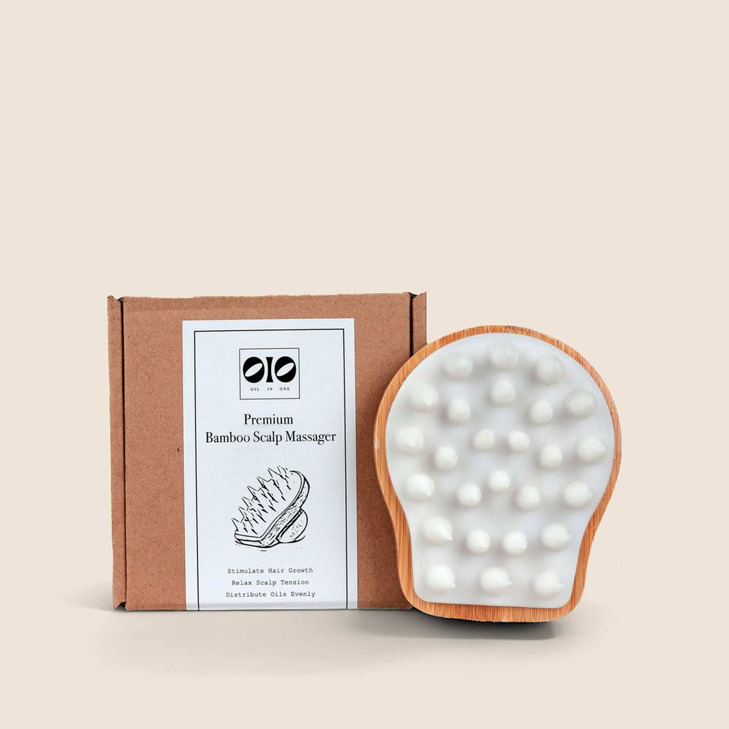 Bamboo Scalp Massager