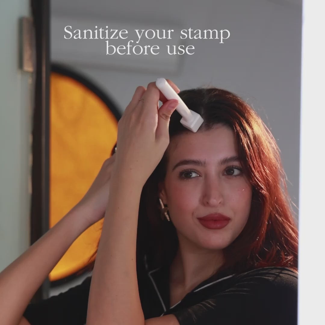 derma stamp for hair