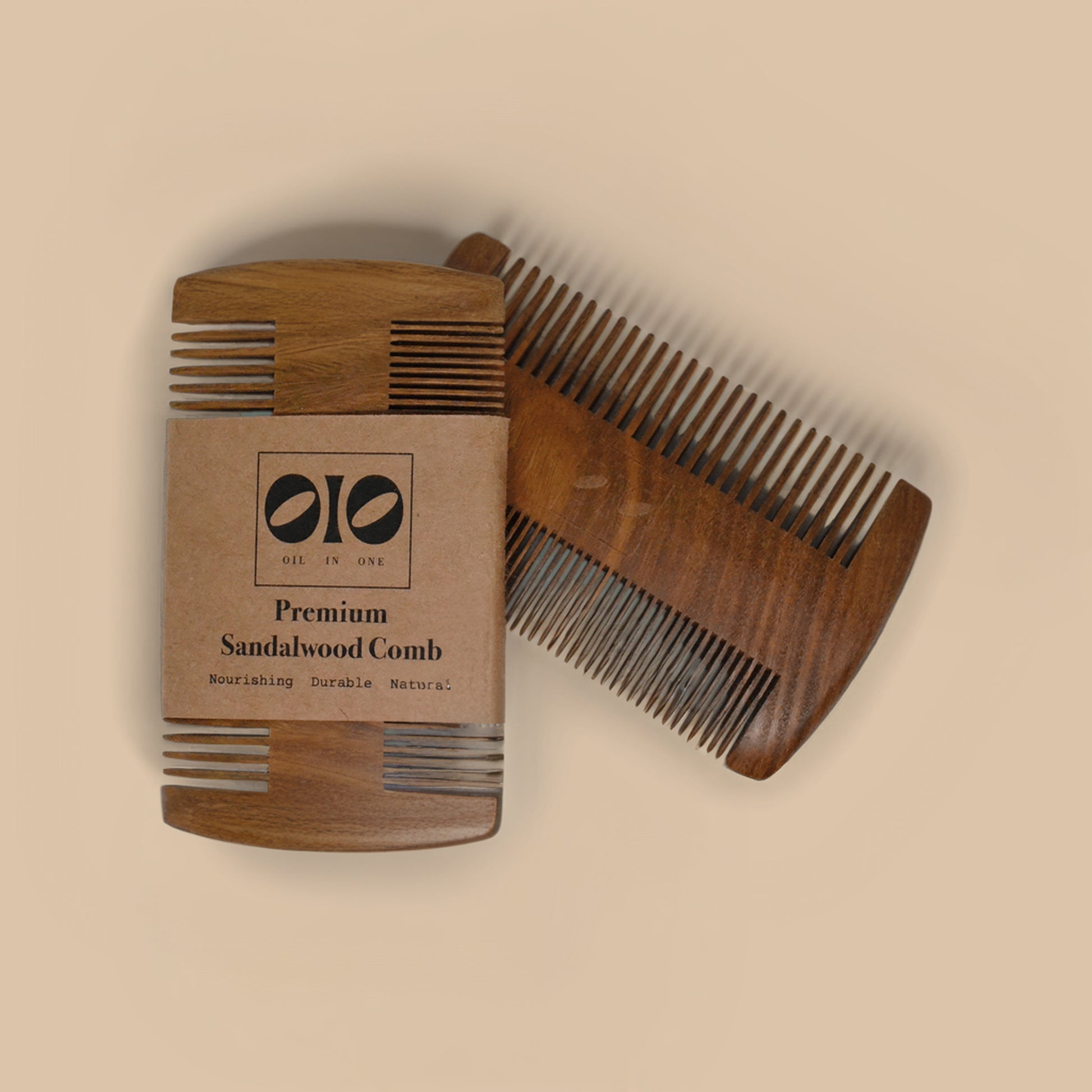 Wooden sandalwood comb