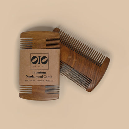 Wooden sandalwood comb