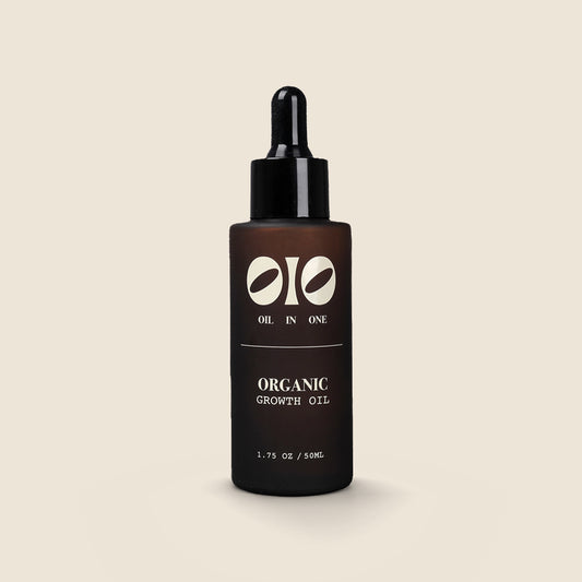 organic growth oil bottle